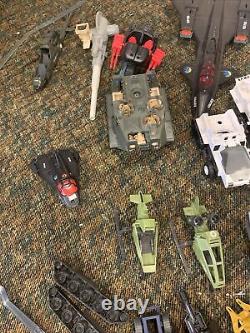 Vintage GI Joe Hovercraft Planes And Other Vehicles for Repair or Parts (READ)