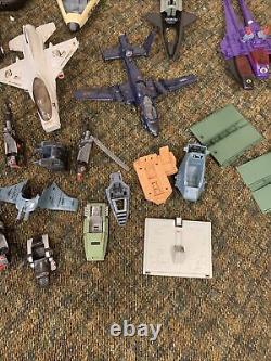 Vintage GI Joe Hovercraft Planes And Other Vehicles for Repair or Parts (READ)