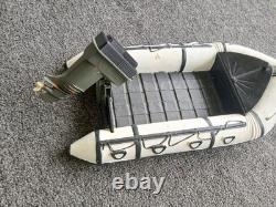 Vintage GI Joe Rubber Polar Boat and Outboard Incomplete Parts