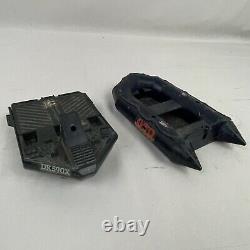 Vintage GI Joe Toy Vehicle Lot 1980s Hasbro Cobra Parts Tank Boat Action Figure