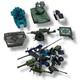 Vintage Gi Joe Vehicles And Parts Lot Mixed Accessories Pieces 1980s Tank Boat