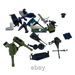 Vintage GI Joe Vehicles and Parts Lot Mixed Accessories Pieces 1980s Tank Boat