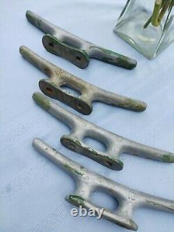 Vintage Galvanized Boat Parts (4) Tie OFF