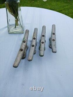 Vintage Galvanized Boat Parts (4) Tie OFF