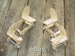Vintage Gator Boat Trailer SPRING HANGER Brackets Shackles bolts plates parts