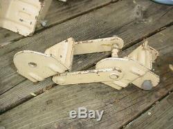 Vintage Gator Boat Trailer SPRING HANGER Brackets Shackles bolts plates parts