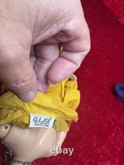 Vintage Gi Joe 1964 Action Pilot Early Goldenrod Brass Rivets Rubber Boots Nice