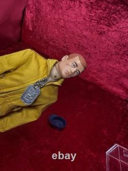 Vintage Gi Joe 1964 Action Pilot Early Goldenrod Brass Rivets Rubber Boots Nice