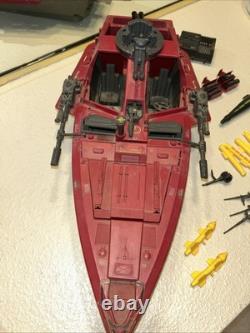 Vintage Gi Joe Cobra Enemy Hydrofoil Moray Attack Boat Military 1985 Lampreys BH