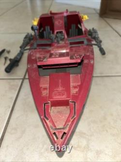 Vintage Gi Joe Cobra Enemy Hydrofoil Moray Attack Boat Military 1985 Lampreys BH