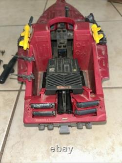 Vintage Gi Joe Cobra Enemy Hydrofoil Moray Attack Boat Military 1985 Lampreys BH