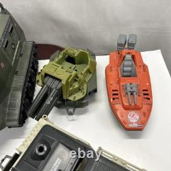 Vintage Gi Joe Vehicle Lot Tanks, Boats & Trucks Some for Parts And Repair