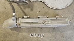 Vintage Glenwood Speed Boat Small Block Chevy Parts Mounts Wet Manifolds SBC Vintage Glenwood Speed Boat Small Block Chevy Parts Mounts Wet Manifolds SBC