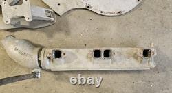 Vintage Glenwood Speed Boat Small Block Chevy Parts Mounts Wet Manifolds SBC