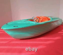 Vintage Green 1964 Irwin Barbie Speed Boat for Mattel Irwin Parts/Repair 1