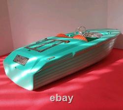 Vintage Green 1964 Irwin Barbie Speed Boat for Mattel Irwin Parts/Repair 1