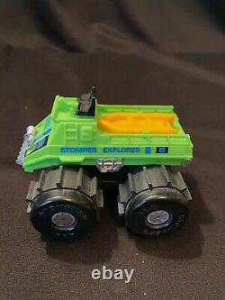 Vintage Green Stompers Explorer Water Demon 4x4 with Boat Toy Car Parts