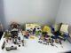 Vintage Huge Playmobil Lot Figure People Weapons Small Parts Boats Camper Horses