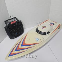 Vintage Harbor Freight Neptune RC Speed Boat 28 Whit Controller Repair Or Parts