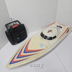 Vintage Harbor Freight Neptune RC Speed Boat 28 Whit Controller Repair Or Parts