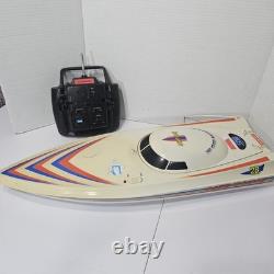 Vintage Harbor Freight Neptune RC Speed Boat 28 Whit Controller Repair Or Parts