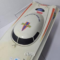 Vintage Harbor Freight Neptune RC Speed Boat 28 Whit Controller Repair Or Parts