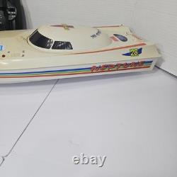 Vintage Harbor Freight Neptune RC Speed Boat 28 Whit Controller Repair Or Parts