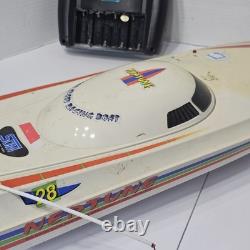 Vintage Harbor Freight Neptune RC Speed Boat 28 Whit Controller Repair Or Parts