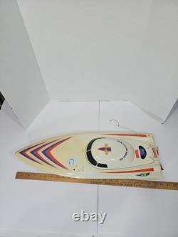 Vintage Harbor Freight Neptune RC Speed Boat 28 Whit Controller Repair Or Parts