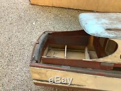 Vintage Harco 40 Yacht Cabin Cruiser RC Model Boat Build for Parts/Restore