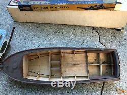 Vintage Harco 40 Yacht Cabin Cruiser RC Model Boat Build for Parts/Restore
