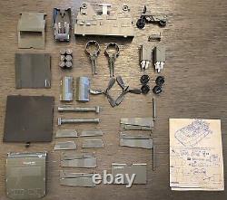 Vintage Hasbro G. I Joe 1984 Killer Whale Parts Lot with blue prints