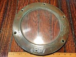 Vintage Heavy Cast Bronze 8 Deadlight, Skylight, Fixed Port 11 Od Great Patina