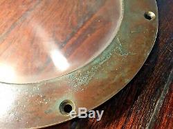 Vintage Heavy Cast Bronze 8 Deadlight, Skylight, Fixed Port 11 Od Great Patina