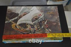 Vintage Heller Corona Ship Boat Model Kit Missing Pieces Parts