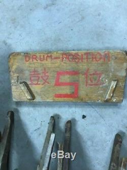 Vintage Hong Kong Teak Dragon Boat Parts Bow &Stern & Drummer Seat Station