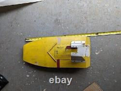 Vintage Hydroplane Model Wood Boat Parts Or Fix