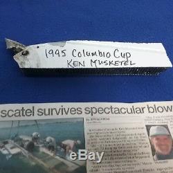 Vintage Hydroplane Racing Collectible Boat Debris Parts from 2 Blowovers