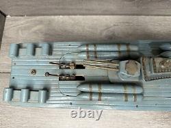 Vintage ITO Style White Tiger Byakko Toy Boat Japan 25 Non Working For Parts