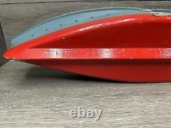 Vintage ITO Style White Tiger Byakko Toy Boat Japan 25 Non Working For Parts
