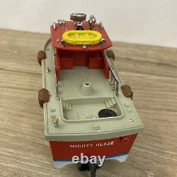 Vintage Ideal Motorific 1966 Mighty Blaze motorized fire boat toy For Parts