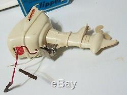 Vintage Japan Clipper 88 Outboard Motor Battery Operated Toy Boat Parts/Restore