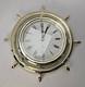 Vintage Japan Ship Steering Wheel Boat Helm Rhythm Quartz Clock Hanging 11.5