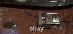 Vintage Japan Tin & Wood Battery Powered Boat For Parts/repair