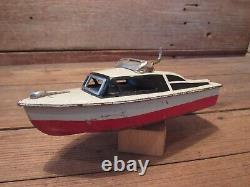 Vintage Japanese Tin Litho Wind-Up Toy Propeller Boat PARTS