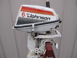 Vintage Johnson 6 HP Vintage Outboard Boat Motor Evinrude Mercury