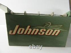 Vintage Johnson Boat Motors Parts Catalog Rack Book Rack GL63