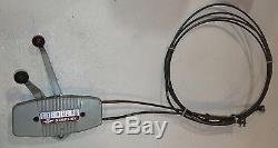 Vintage Johnson Evinrude Simplex Boat Controller with 10' shift & throttle cables