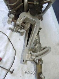Vintage Johnson Model J Boat Motor Untested Sold As Parts or Repair