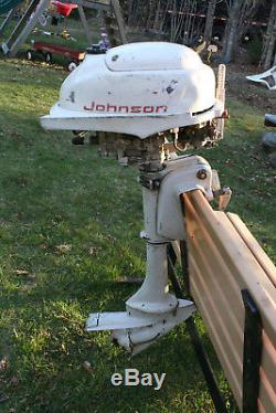 Vintage Johnson Outboard 3HP model JW18R
